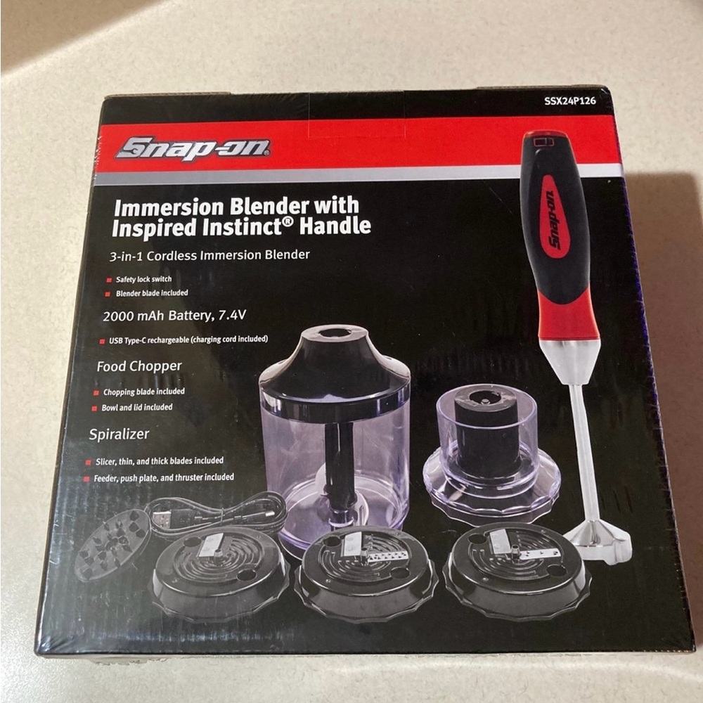 Snap-on Immersion Blender